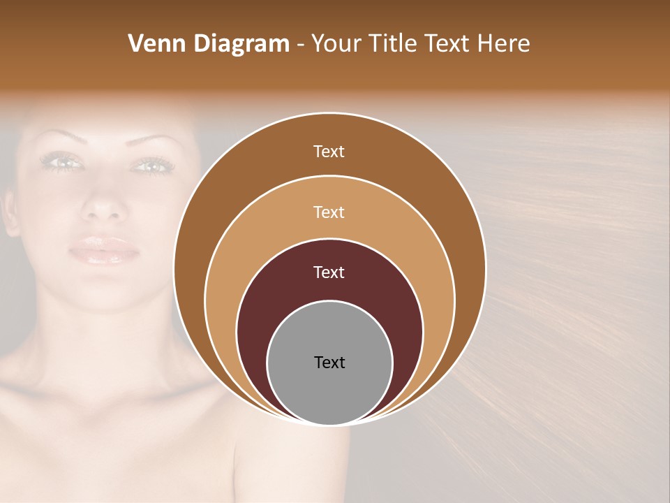 Beautiful Caucasian One PowerPoint Template