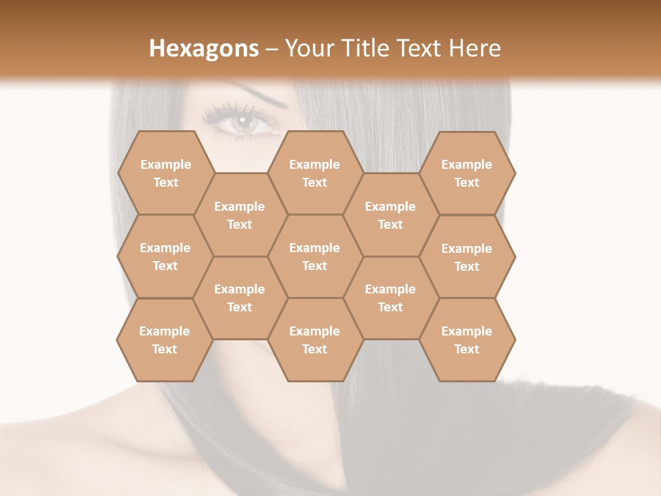 Isolated Nice Caucasian PowerPoint Template