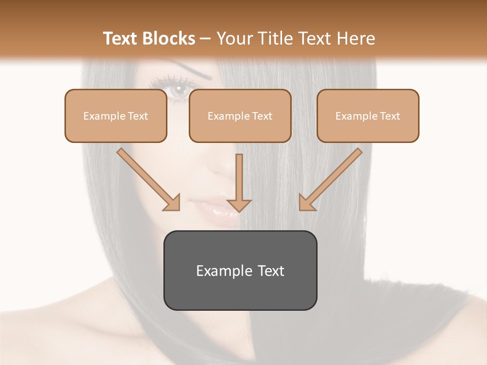 Isolated Nice Caucasian PowerPoint Template