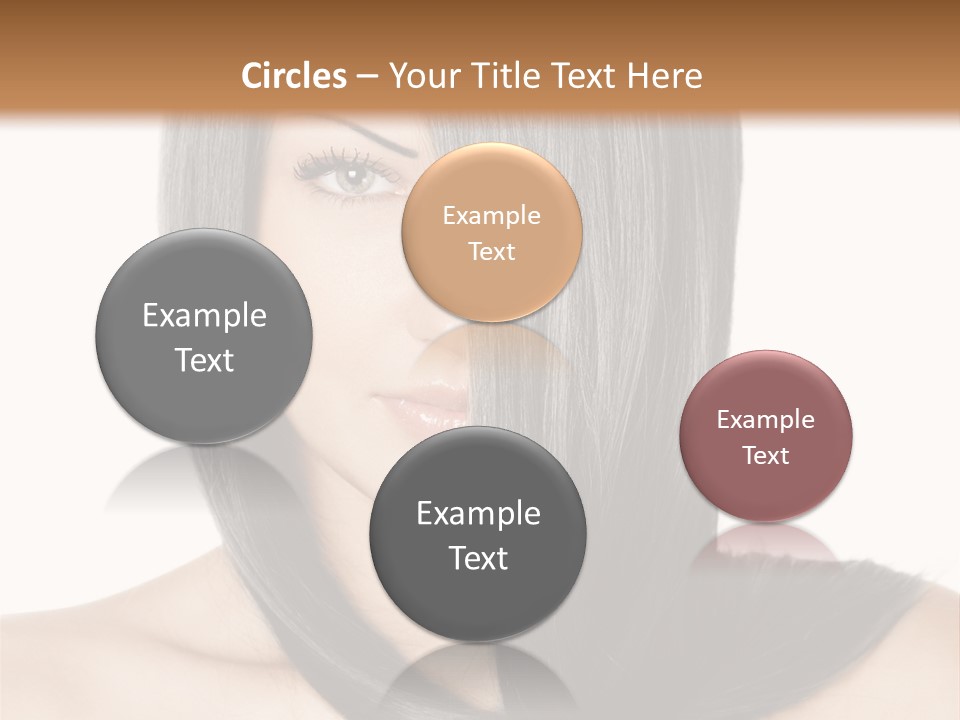 Isolated Nice Caucasian PowerPoint Template