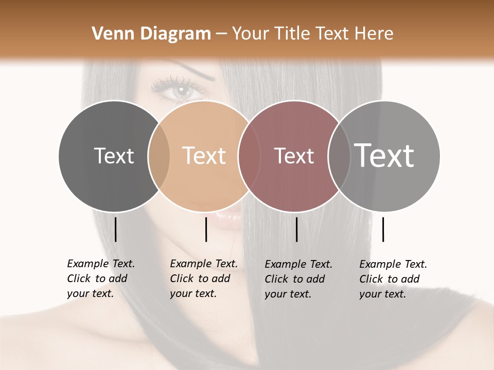 Isolated Nice Caucasian PowerPoint Template