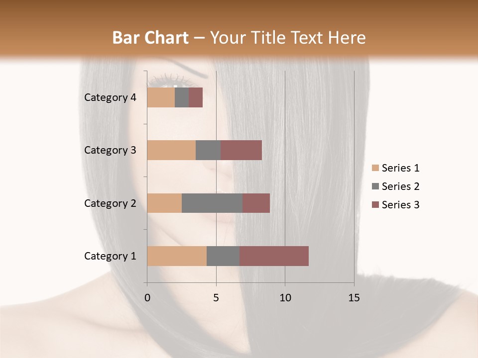 Isolated Nice Caucasian PowerPoint Template