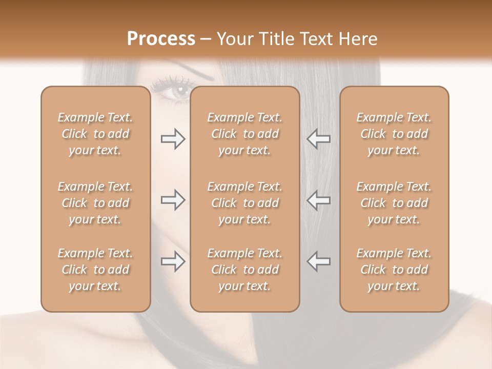 Isolated Nice Caucasian PowerPoint Template
