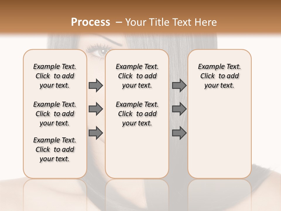Isolated Nice Caucasian PowerPoint Template