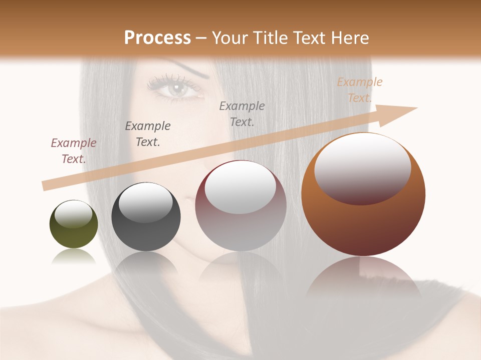 Isolated Nice Caucasian PowerPoint Template