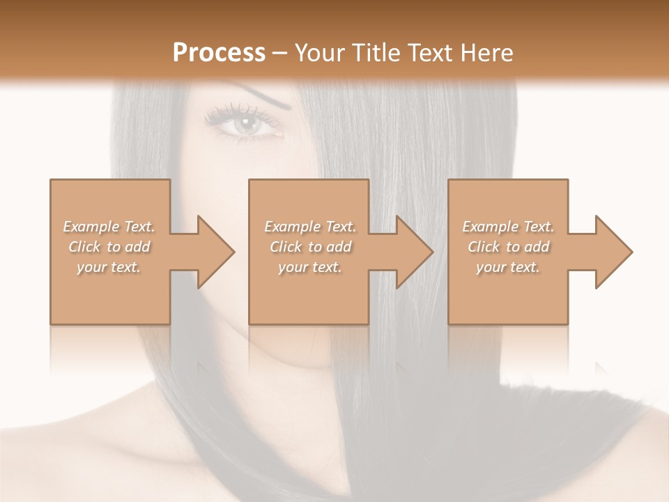 Isolated Nice Caucasian PowerPoint Template