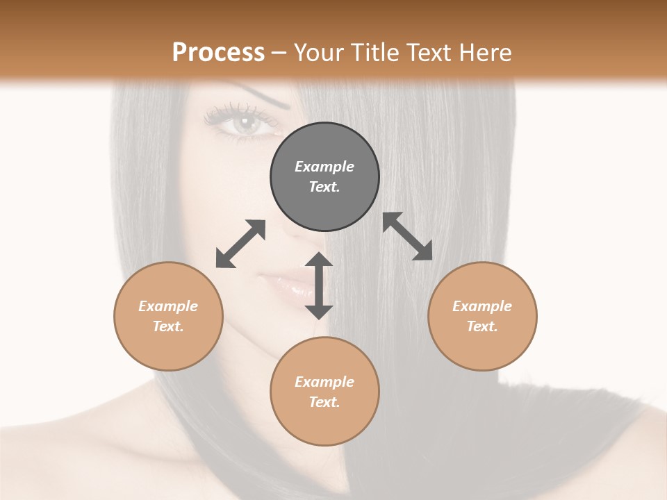 Isolated Nice Caucasian PowerPoint Template