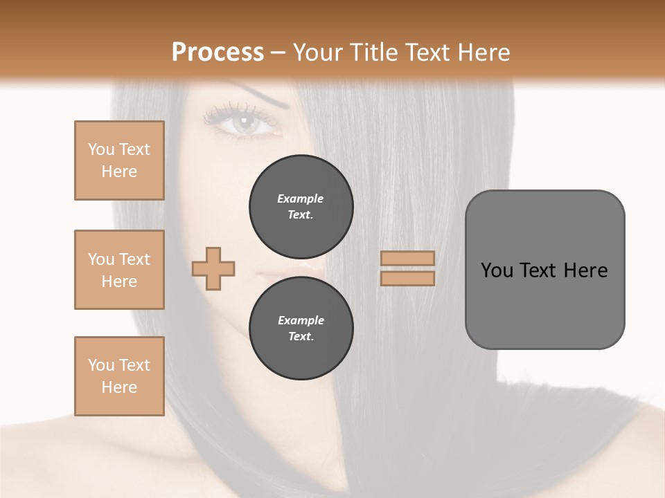 Isolated Nice Caucasian PowerPoint Template