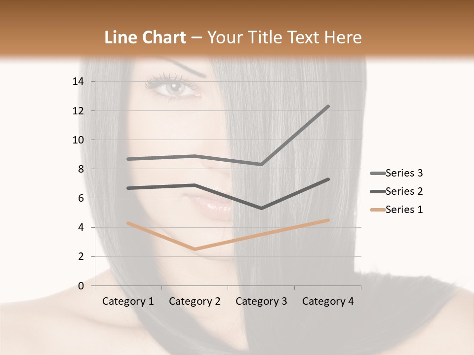 Isolated Nice Caucasian PowerPoint Template