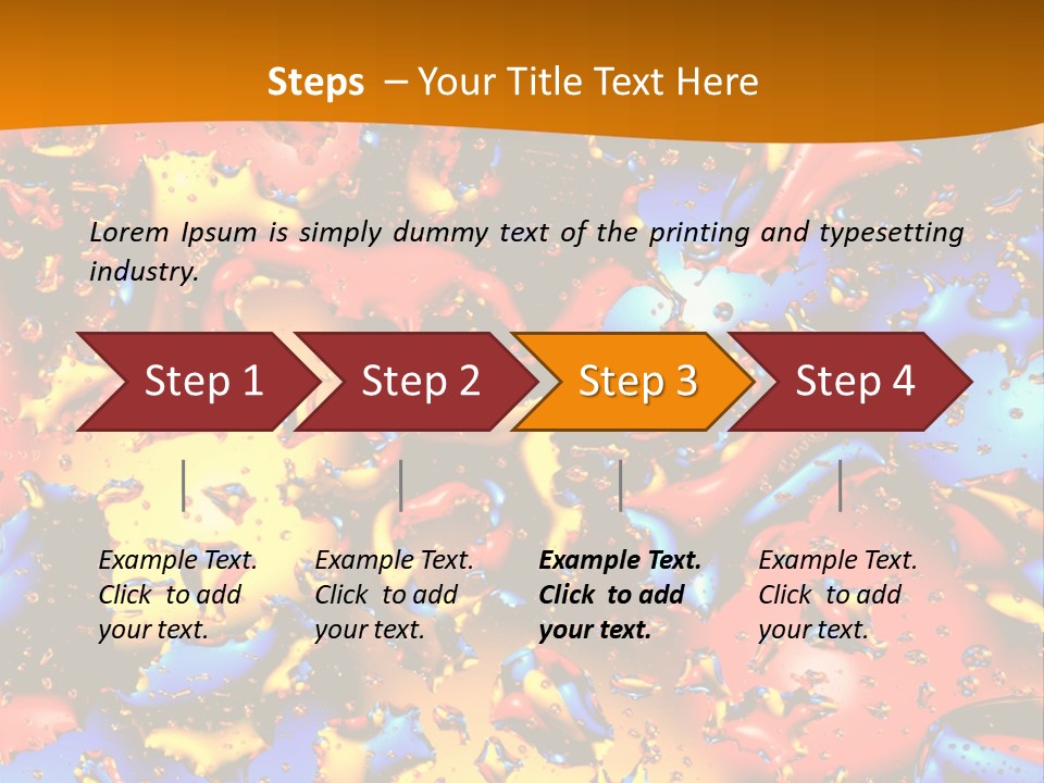 Purity Transparent Spa PowerPoint Template