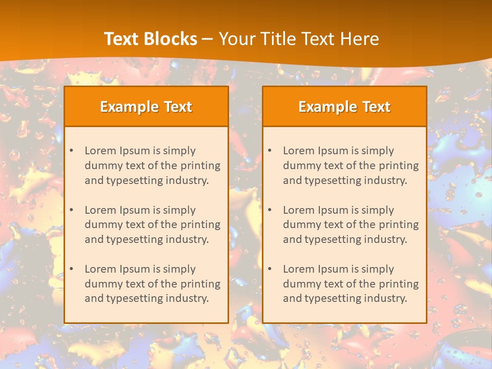 Purity Transparent Spa PowerPoint Template