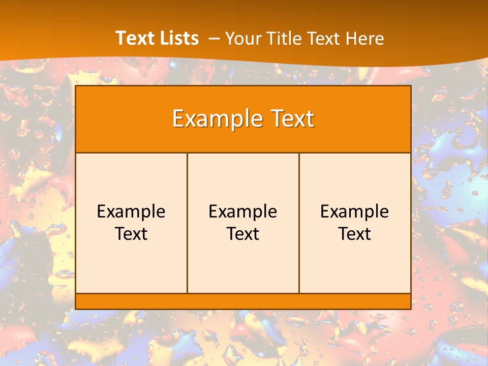 Purity Transparent Spa PowerPoint Template