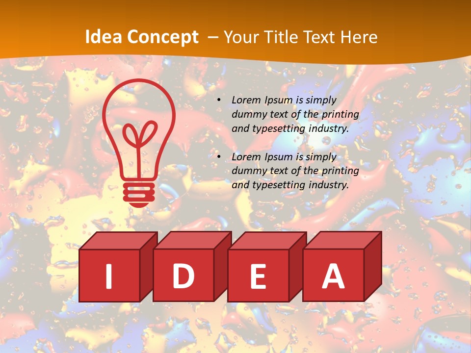 Purity Transparent Spa PowerPoint Template