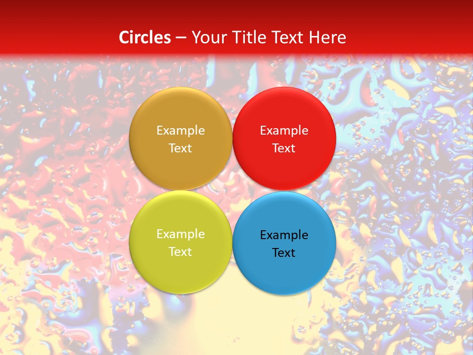 Health Spa Wet PowerPoint Template