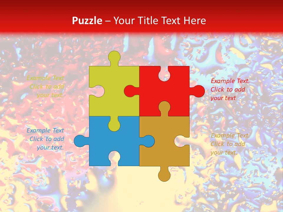 Health Spa Wet PowerPoint Template