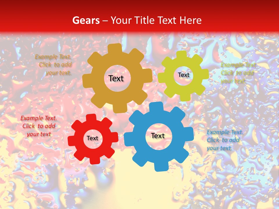 Health Spa Wet PowerPoint Template