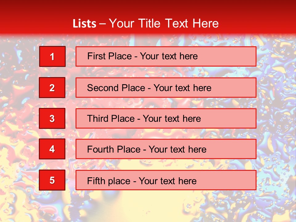 Health Spa Wet PowerPoint Template