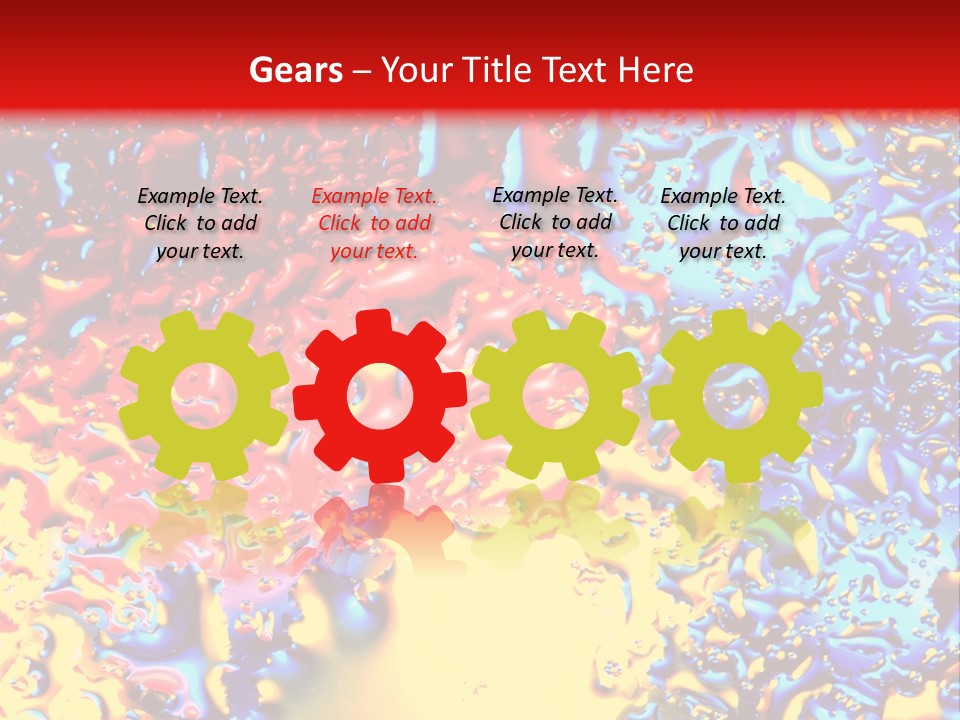 Health Spa Wet PowerPoint Template