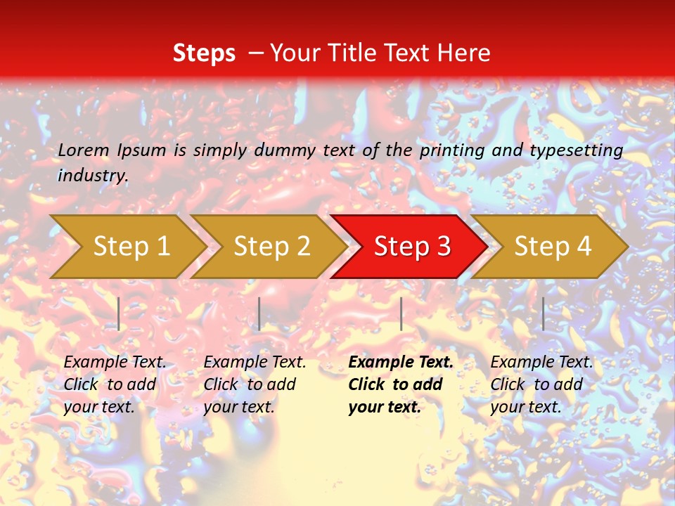 Health Spa Wet PowerPoint Template