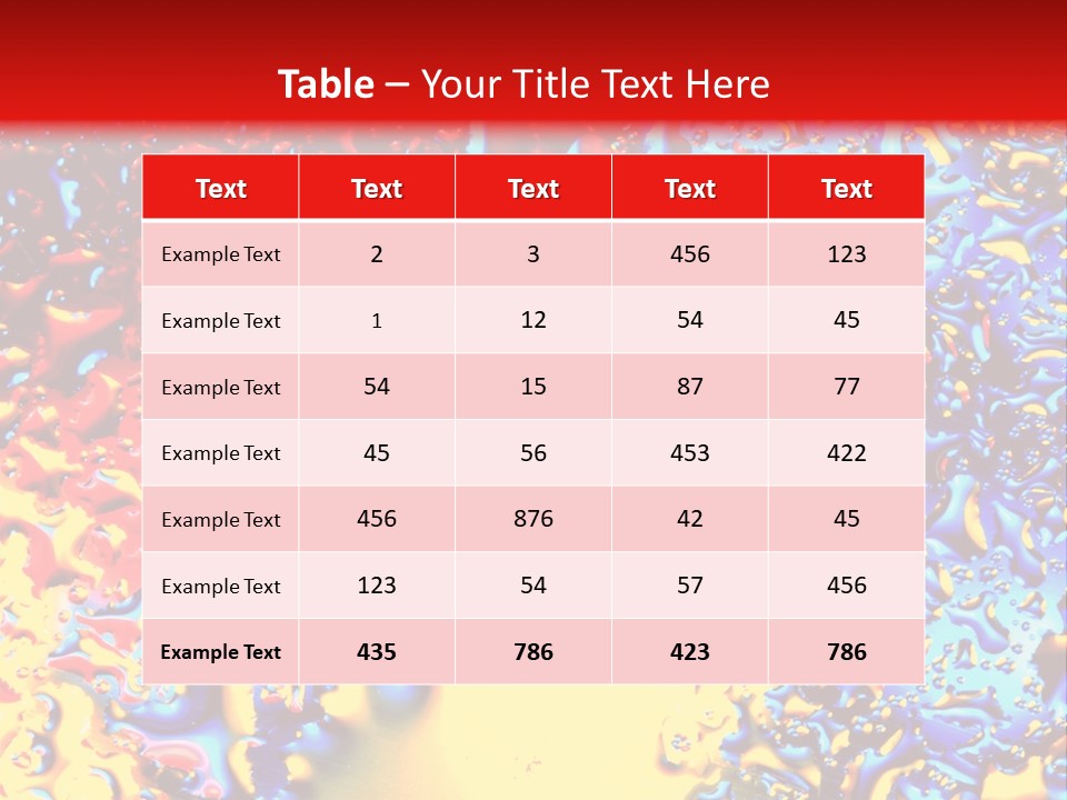 Health Spa Wet PowerPoint Template