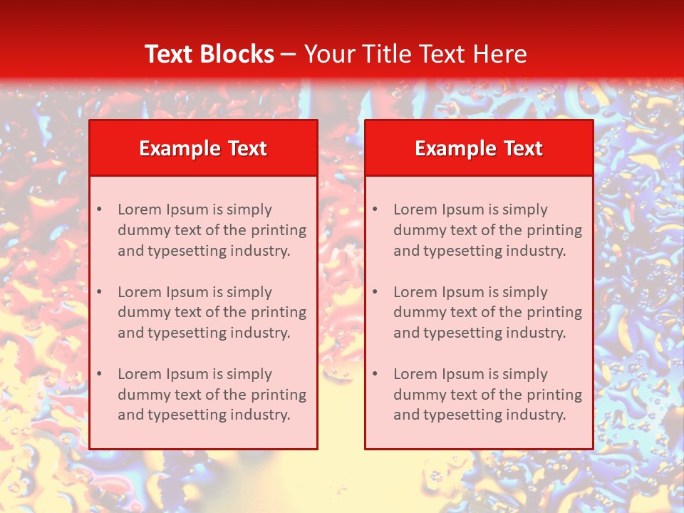 Health Spa Wet PowerPoint Template