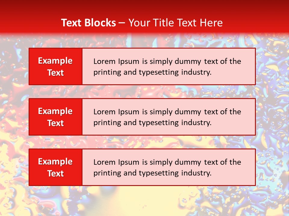 Health Spa Wet PowerPoint Template