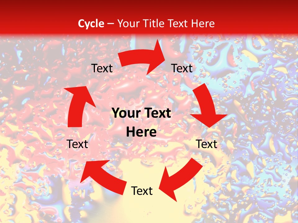 Health Spa Wet PowerPoint Template