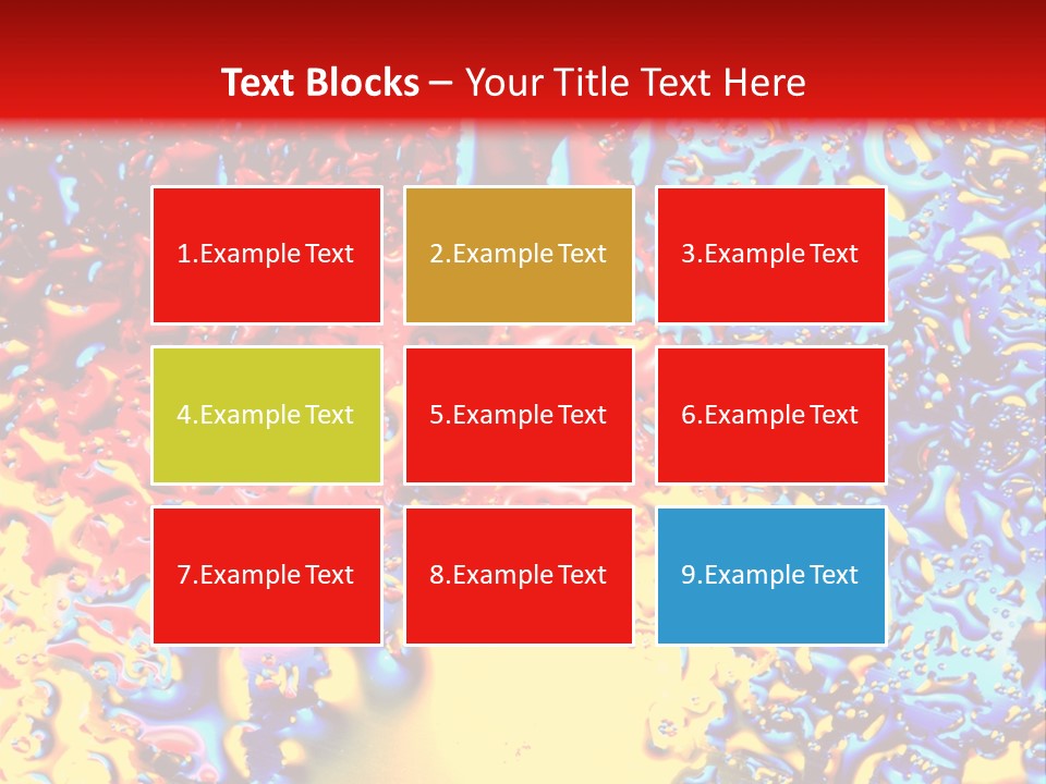 Health Spa Wet PowerPoint Template