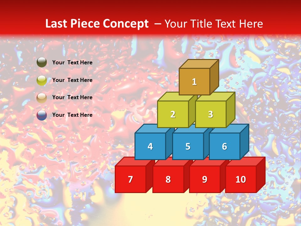 Health Spa Wet PowerPoint Template