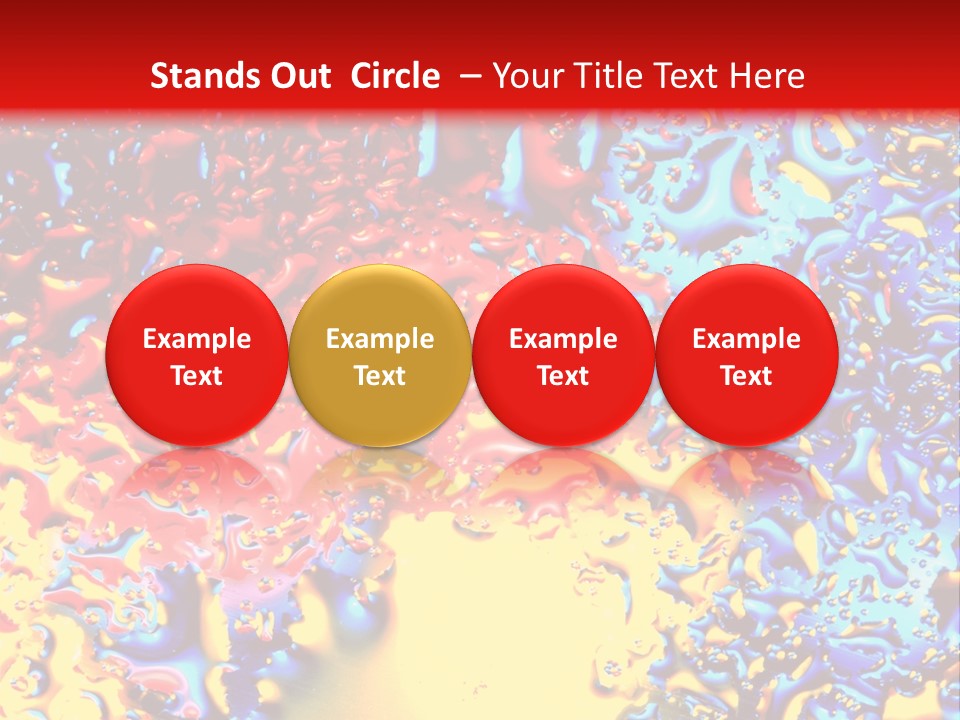 Health Spa Wet PowerPoint Template