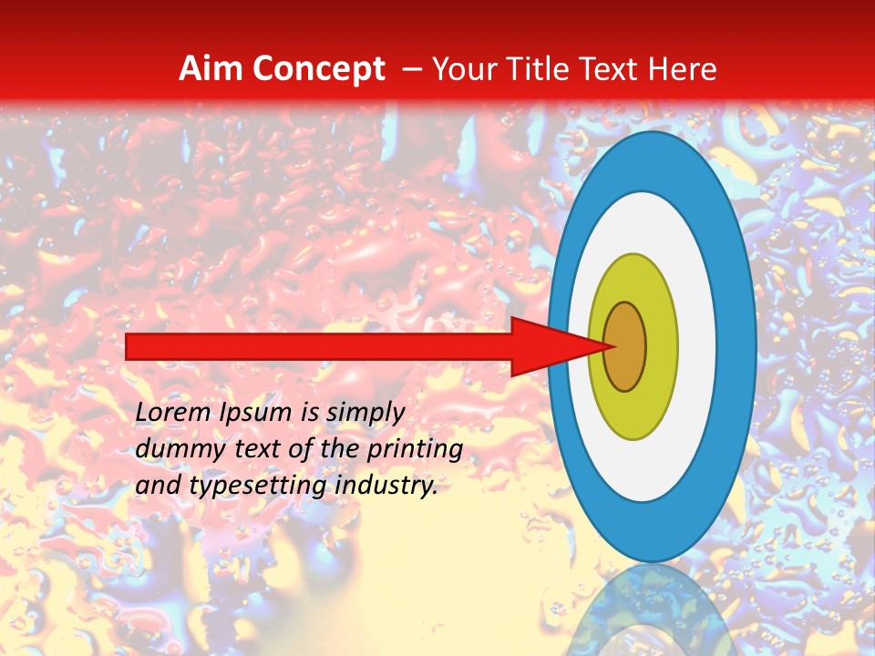 Health Spa Wet PowerPoint Template