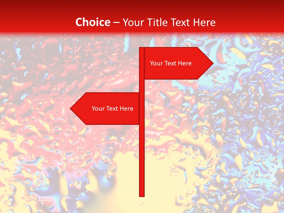 Health Spa Wet PowerPoint Template