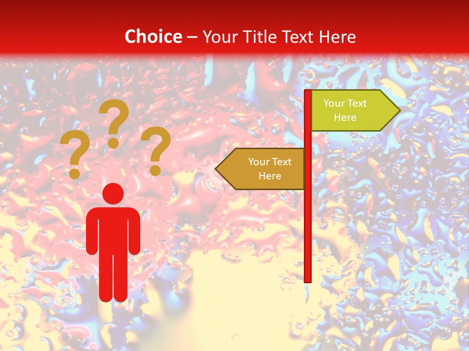 Health Spa Wet PowerPoint Template