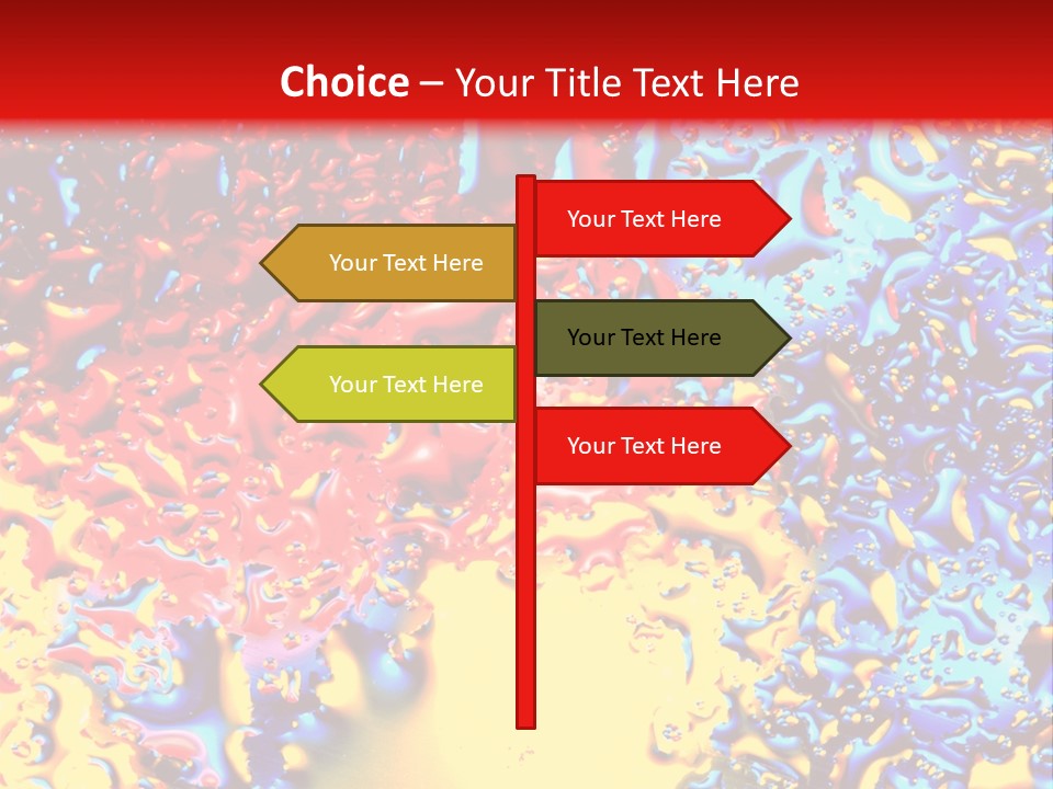 Health Spa Wet PowerPoint Template