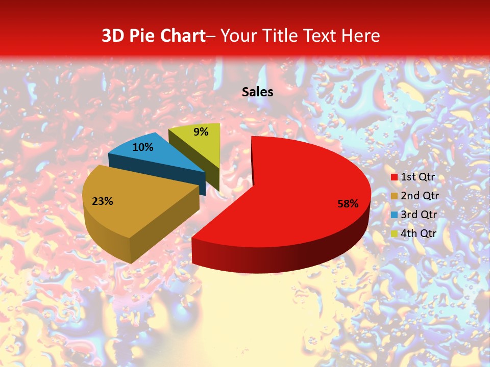 Health Spa Wet PowerPoint Template