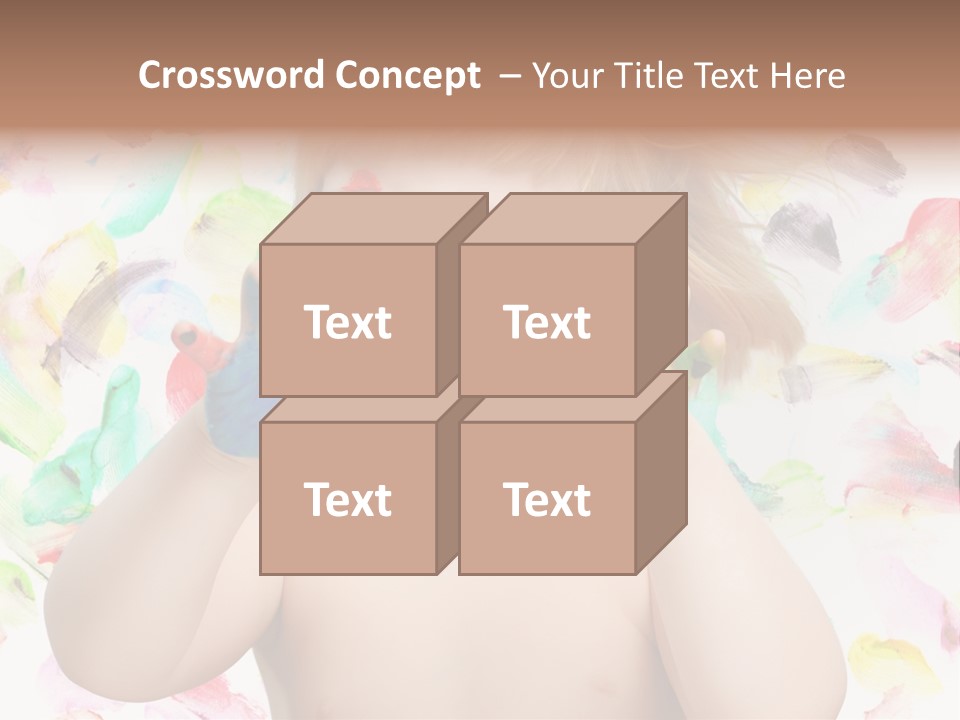 Childhood Color Play PowerPoint Template