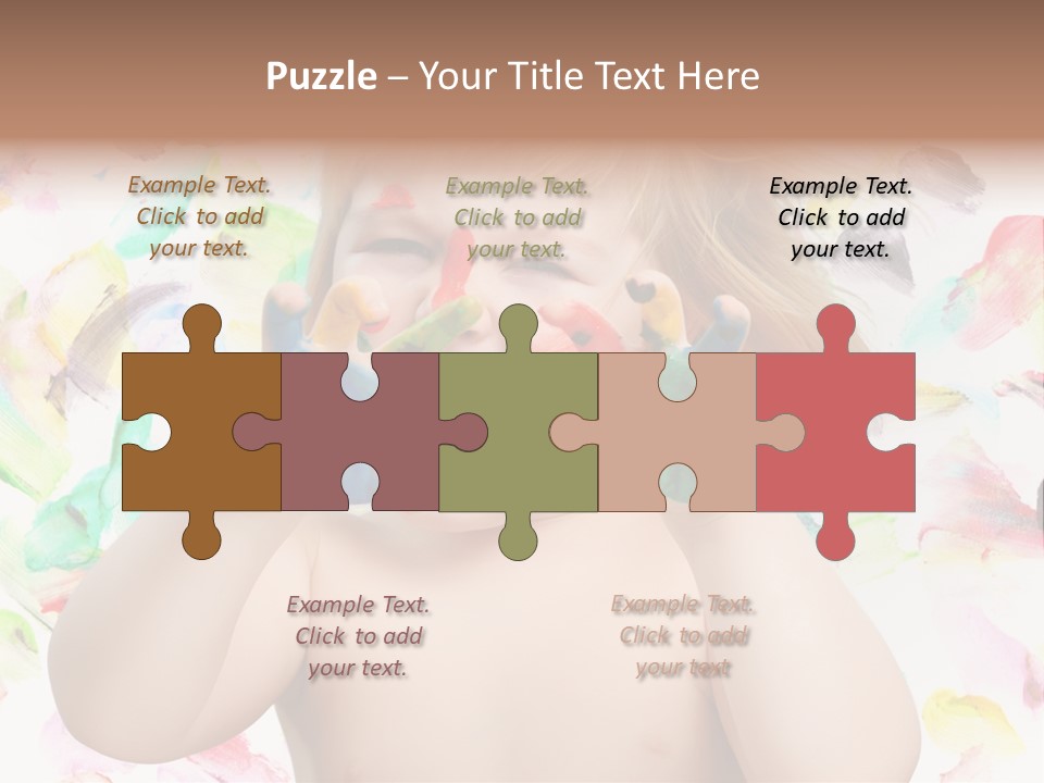 Childhood Color Play PowerPoint Template