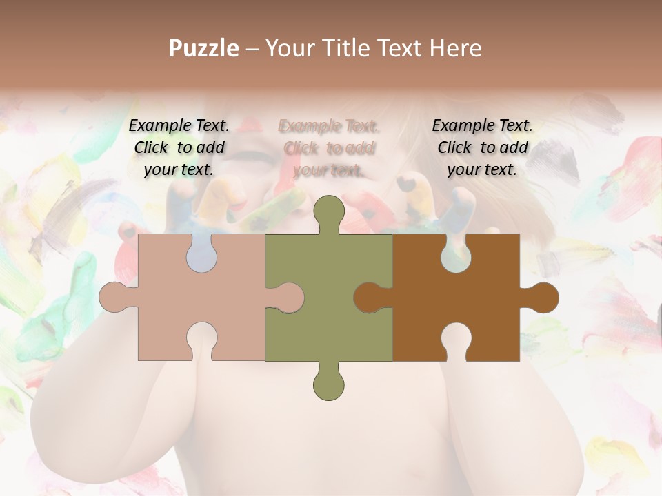 Childhood Color Play PowerPoint Template