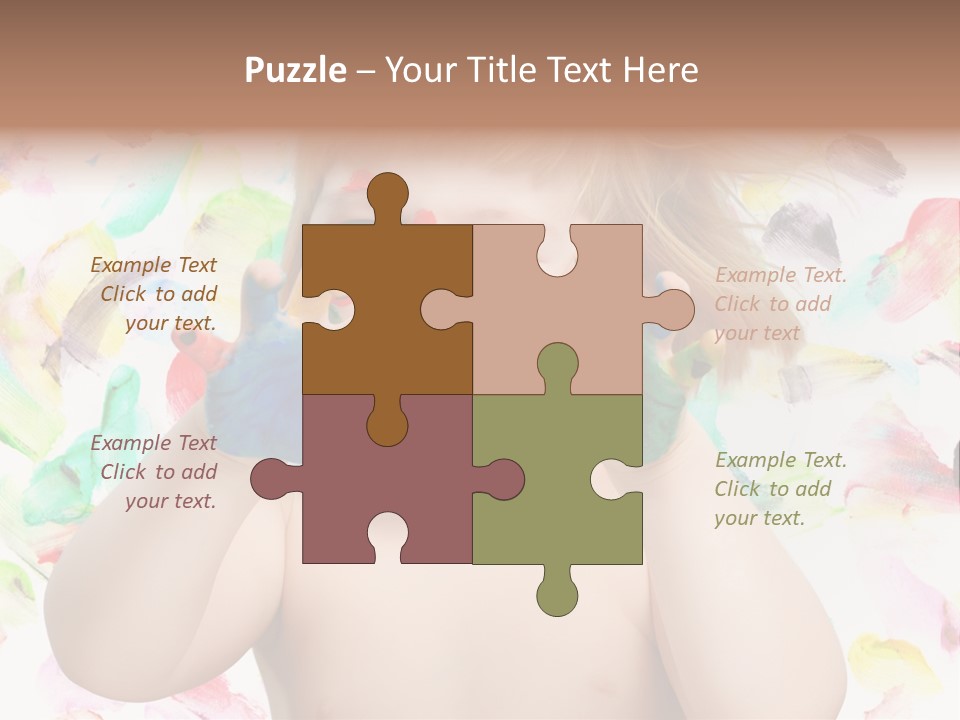 Childhood Color Play PowerPoint Template