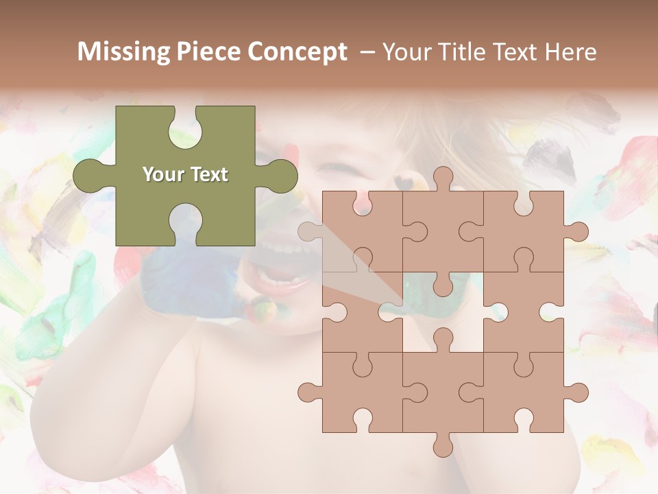 Childhood Color Play PowerPoint Template