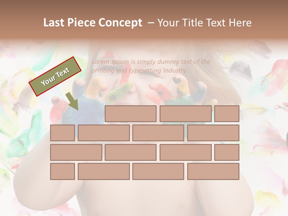 Childhood Color Play PowerPoint Template