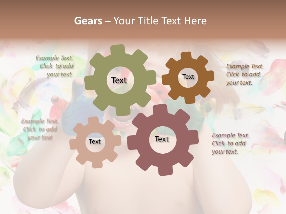 Childhood Color Play PowerPoint Template