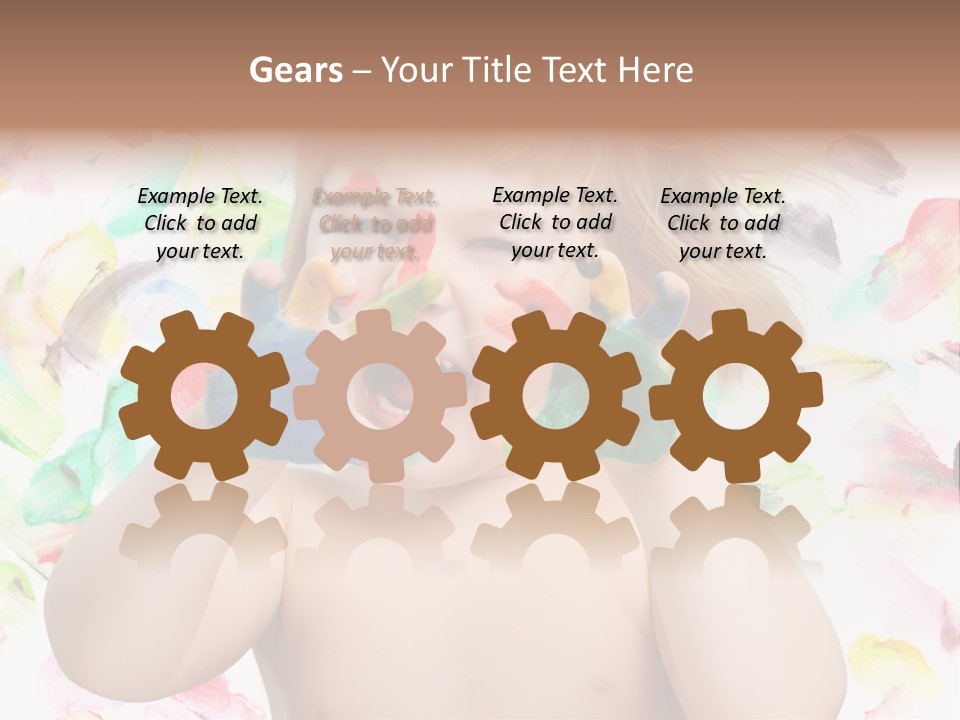 Childhood Color Play PowerPoint Template