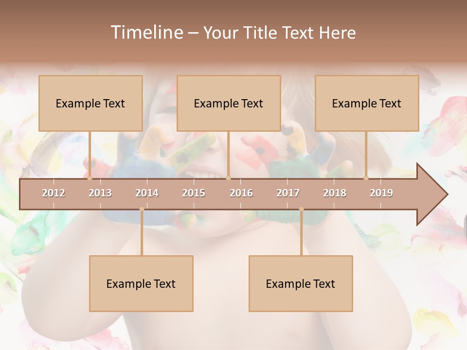 Childhood Color Play PowerPoint Template