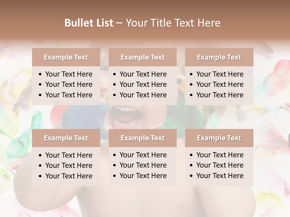 Childhood Color Play PowerPoint Template