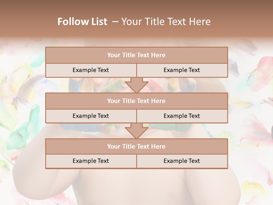 Childhood Color Play PowerPoint Template