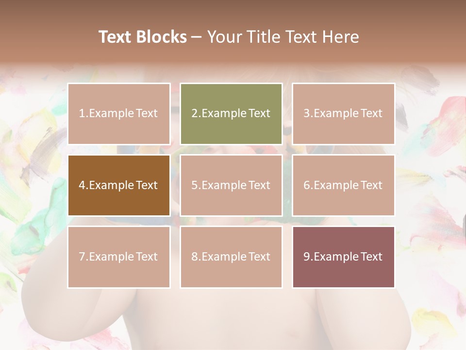 Childhood Color Play PowerPoint Template