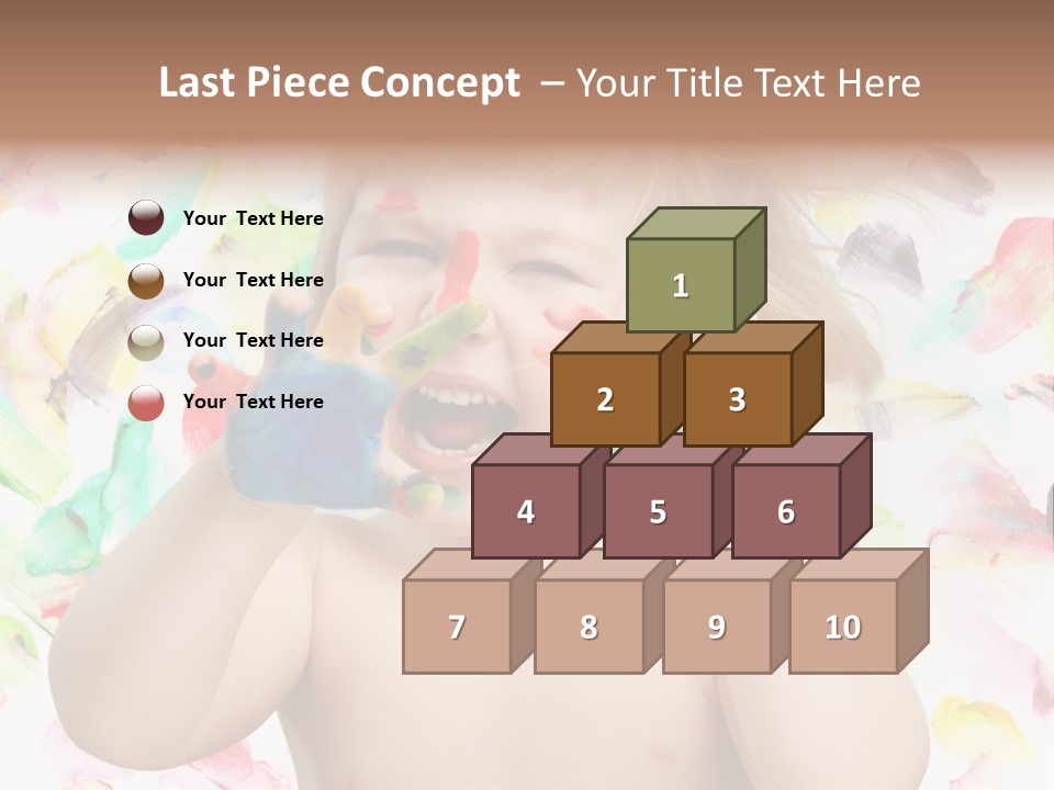 Childhood Color Play PowerPoint Template