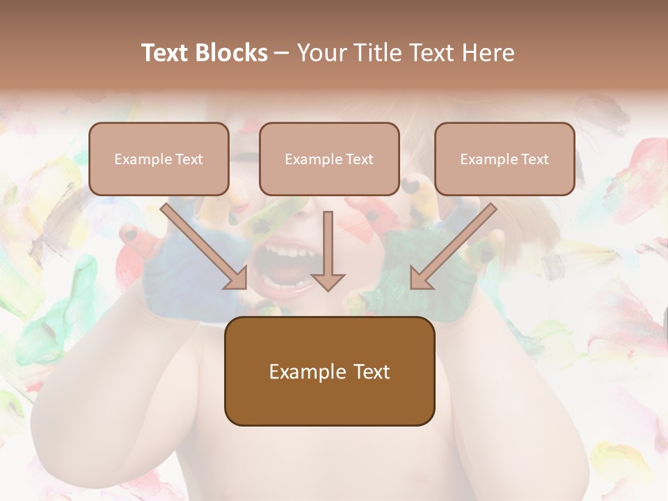 Childhood Color Play PowerPoint Template