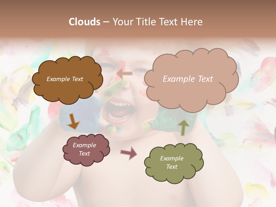 Childhood Color Play PowerPoint Template